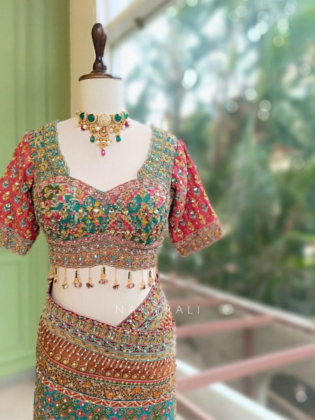 Noor-e-Aftab Multicolor Printed Saree with Sequin Embroidery