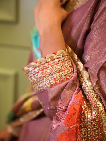 Alfaaz Pink Onion Anarkali Set