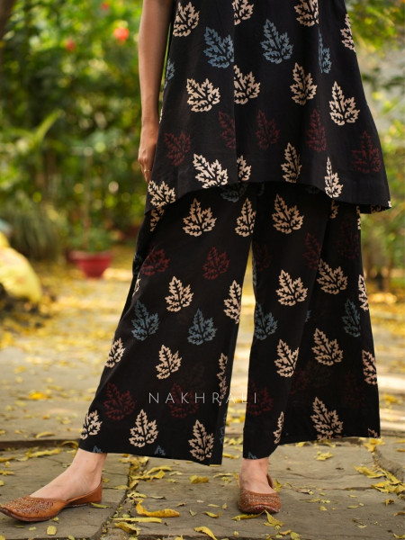 Bela Black Cotton Co-ord Set