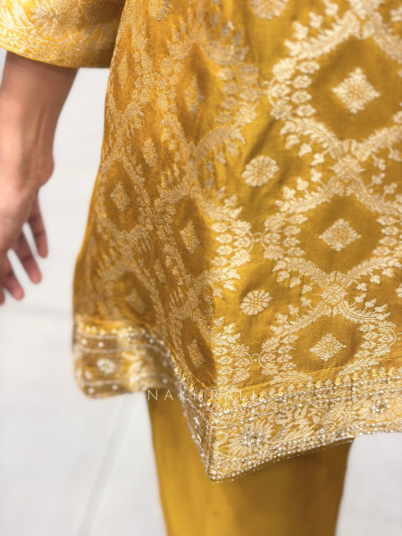Aarohi Yellow Festive Tunic Set