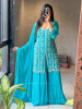 Aashvi Rama Palazzo Suit Set with Intricate Embroidery