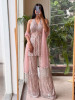Glimmering Pink Indo-western Plazo Set