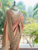 Bloomcrest Gajari Embellished Saree with Readymade Blouse