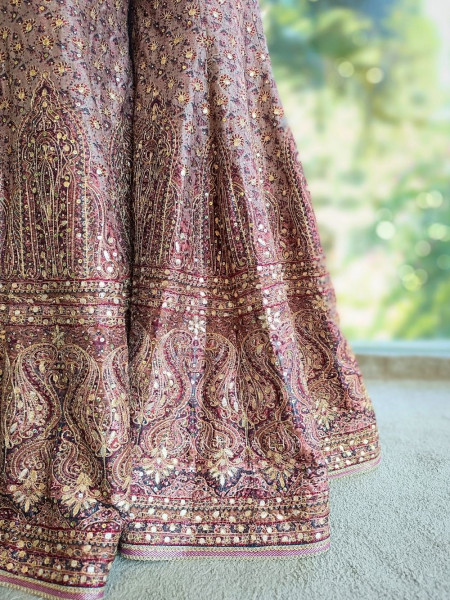 Anika Brown Suit Set with Gota Patti Work