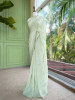 Oshni Light Green Saree with Readymade Halter Blouse