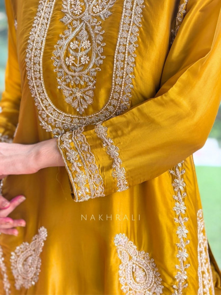 The Nizam Bib Mustard Suit Set