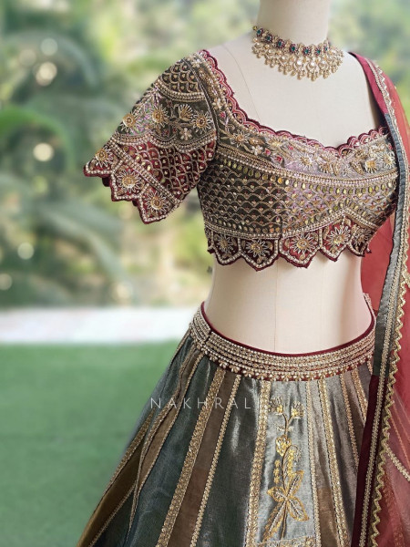 Regalia Maroon Bridal Lehenga