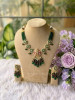 Rajshree Assorted Colour Necklace Set with Mirror &amp; Bead Drop Work