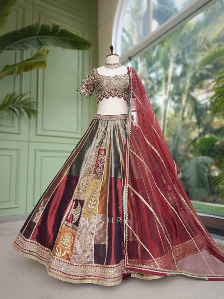 Regalia Maroon Bridal Lehenga