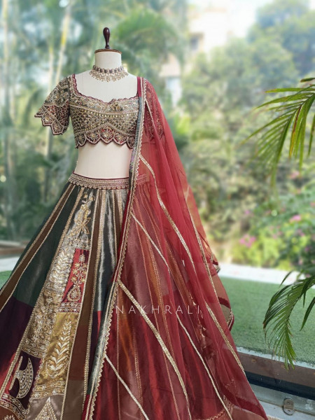 Regalia Maroon Bridal Lehenga