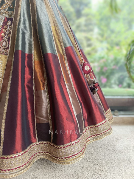 Regalia Maroon Bridal Lehenga
