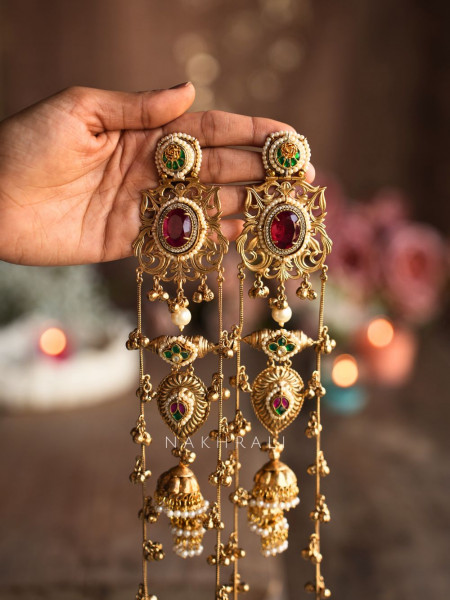 Zareen Noor Kashmiri Jhumka Earrings
