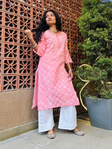 Coral Breeze Gajari Kurta