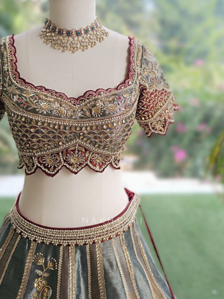 Regalia Maroon Bridal Lehenga