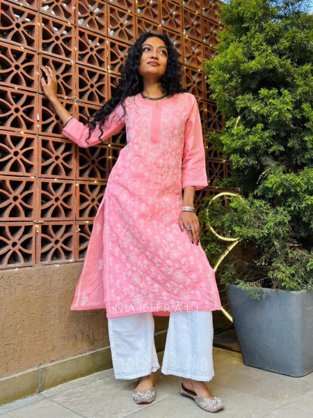 Coral Breeze Gajari Kurta