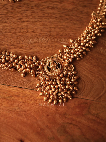 Devika Antique Temple Necklace Set