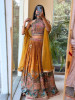 Jharokha Tales Yellow Lehenga with Pichwai-Inspired Embroidery