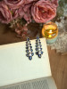 Celestine Blue Crystal Drop Earrings