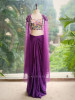 Viola Bloom Sequin Embroidered Dhoti Skirt Set