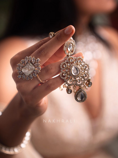 Rajvanshi Polki Bridal Jewellery Set