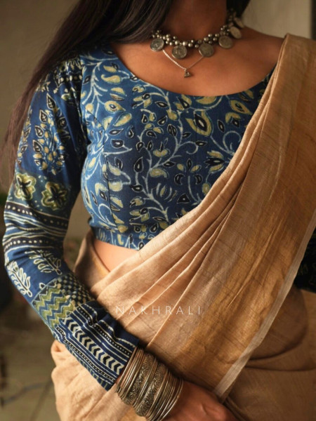 Atrangi Blue Cotton Blouse