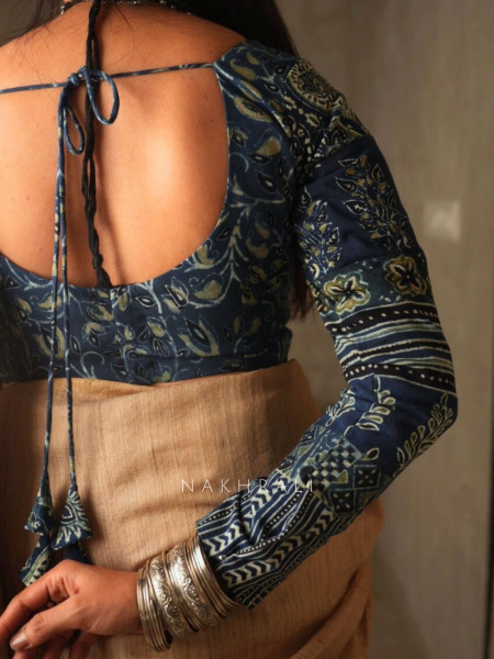 Atrangi Blue Cotton Blouse