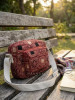 Jaipuri Maroon Quilted Cotton Sling Bag