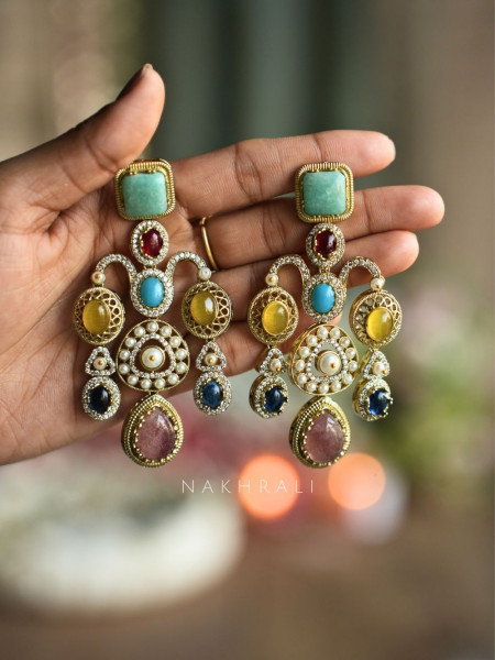 Iraaya Multistone Statement Earrings