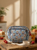 Jaipuri Sky Blue Quilted Cotton Sling Bag