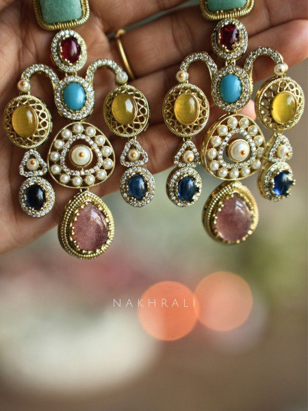 Iraaya Multistone Statement Earrings