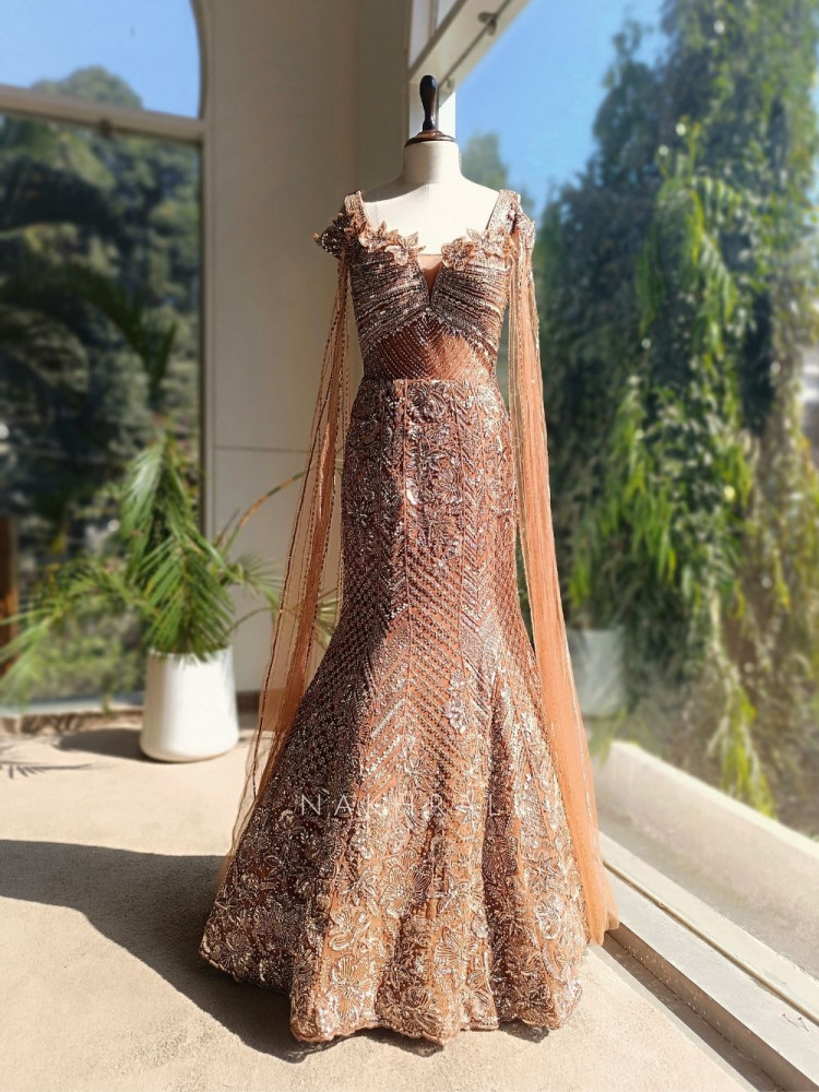 Image of Calysta Brown Bridal Gown