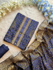 Rangjyot Blue Bandhani Suit Set with Gota Patti Dupatta