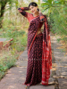 Bijal Black Printed Cotton Saree