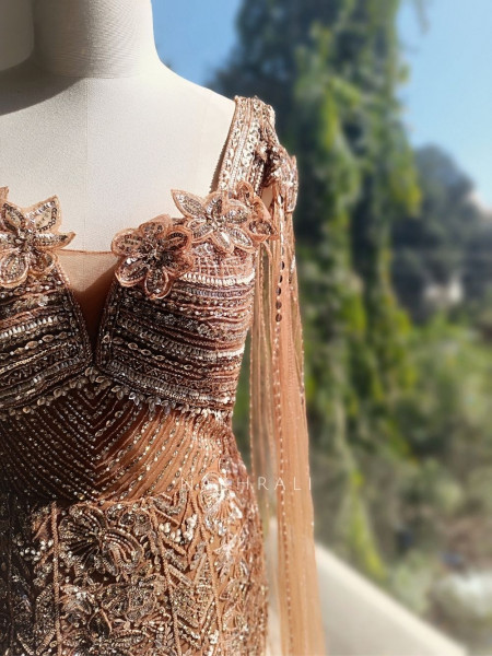 Calysta Brown Bridal Gown