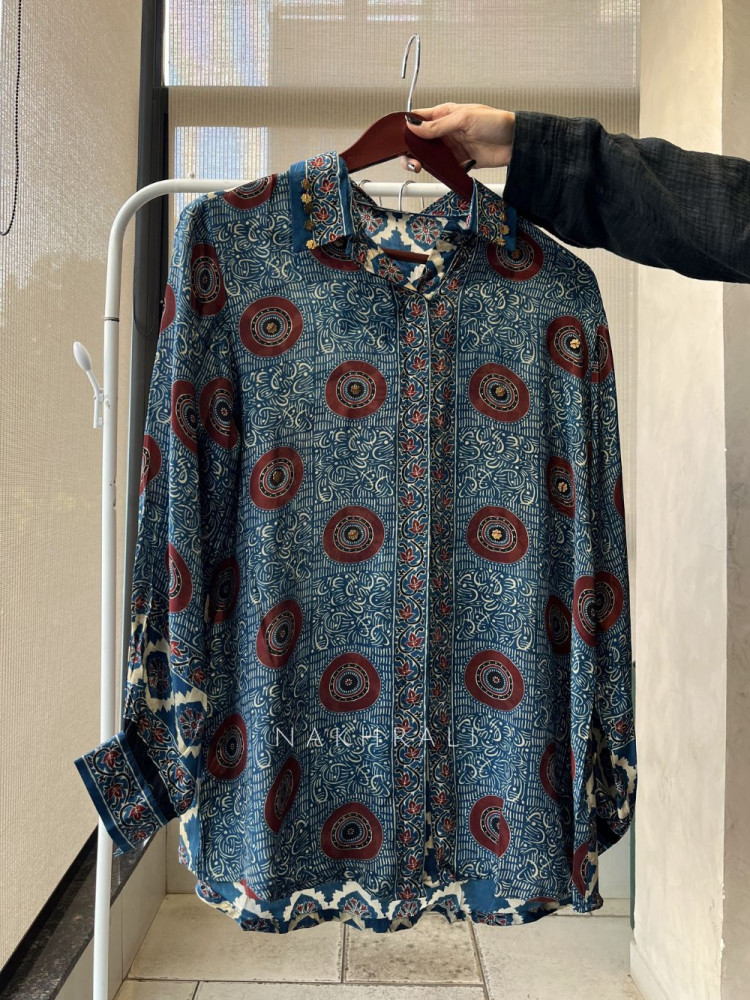 Image of Aria Printed Summer Shirt