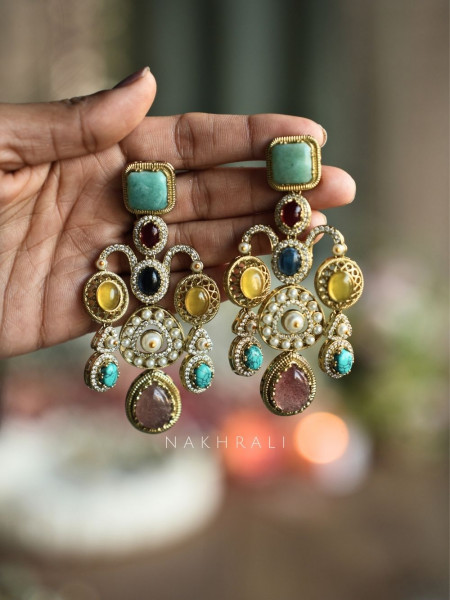 Iraaya Multistone Statement Earrings