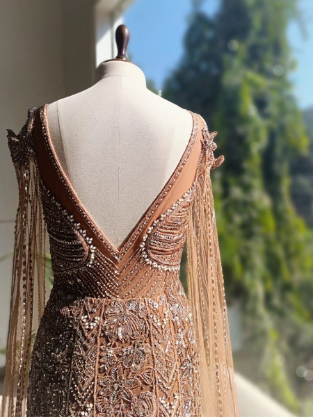 Calysta Brown Bridal Gown