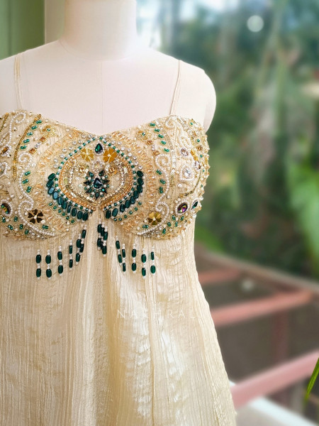 Anaya Crushed Sharara-Palazzo Set