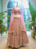 Elysia Magenta Bridal Lehenga with Heavy Zari Embroidery