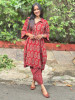 Firgun Block Printed Oversized Cotton Coord Set