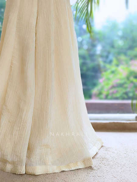Anaya Crushed Sharara-Palazzo Set