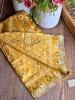 Zoraya Mustard Ghatchola Saree with Elephant Motif Border
