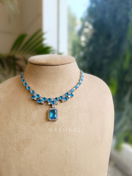 Aqua Radiance Blue Necklace Set