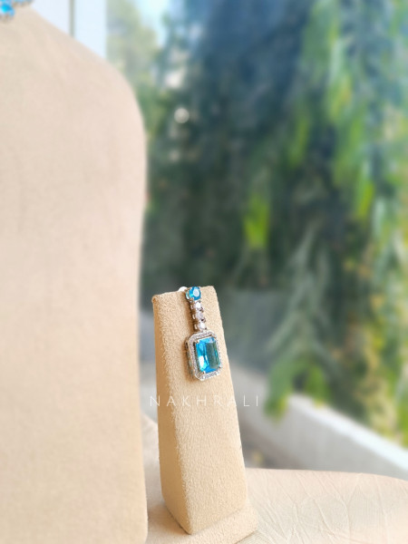 Aqua Radiance Blue Necklace Set