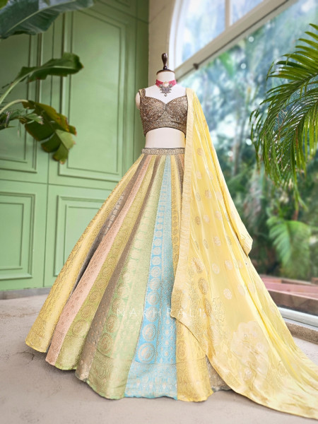 Prism Meadow Multicolor Lehenga Set