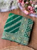 Sarika Green Bandhani Saree With Running Blouse Piece