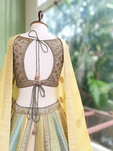 Prism Meadow Multicolor Lehenga Set