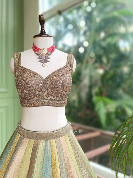 Prism Meadow Multicolor Lehenga Set