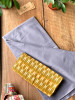 Sutra Grey Solid Cotton Saree with Printed Blouse