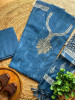 Nooraniya Blue Dress Material with Gota Patti Work